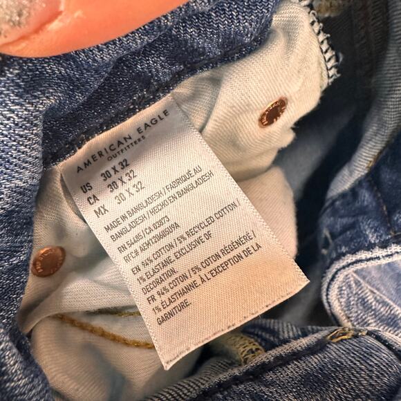 American Eagle Men's Slim Straight AirFlex+  Jeans Size 30 - Picture 2 of 7